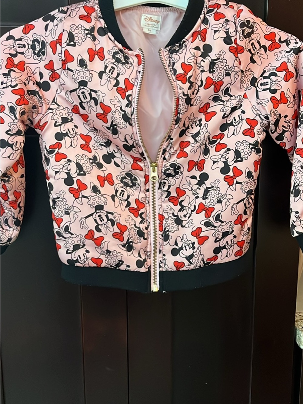 Minnie mouse fall satin jacket 5/6